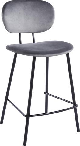 כסא בר מעוצב דגם טקסס צבע אפור