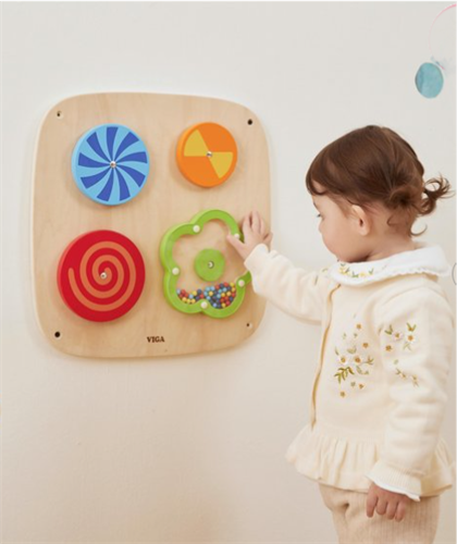 לוח פעילות לקיר עיגולים ופרח