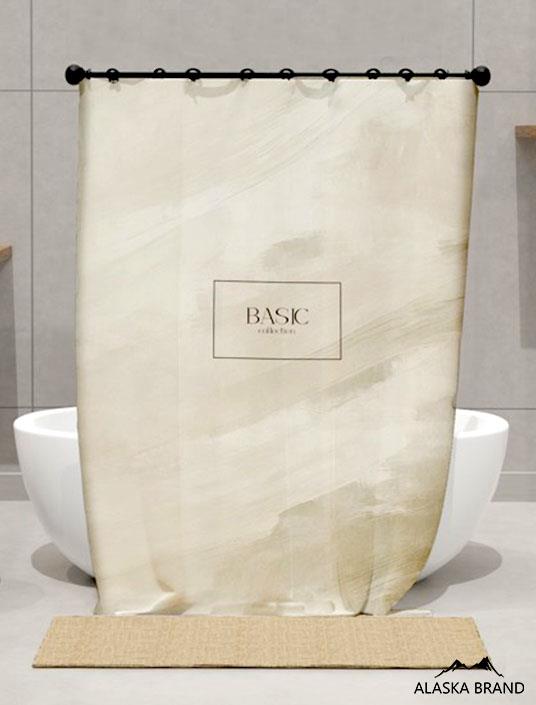 וילון אמבטיה איכותי דגם - Basic