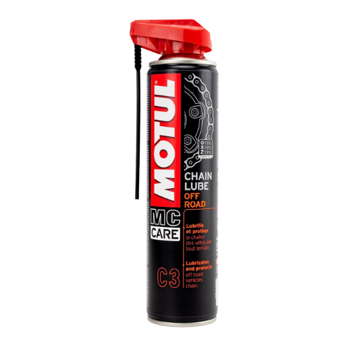 ספריי חומר ניקוי שרשרת לאופנוע MC CARE CHAIN LUBE OFF-ROAD C3 מבית MOTUL