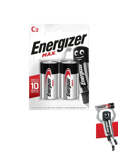 זוג סוללות C - מבית ENERGIZER