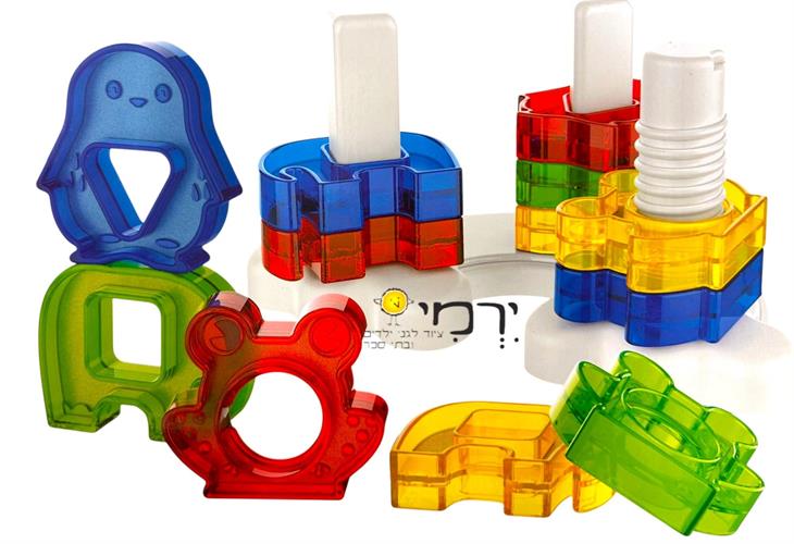 התאמת צורות ענק + 4 לוחות
