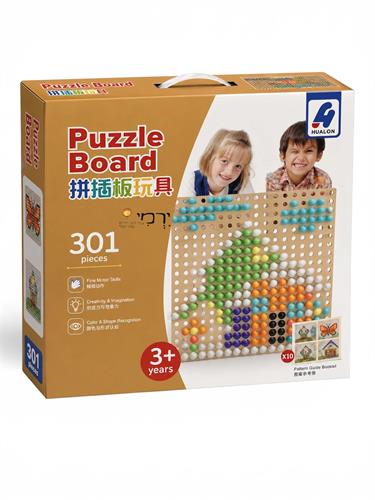 לוח פטריות עץ + 300 פטריות