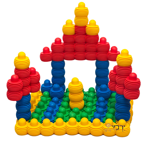 הרכבת כפתורים גמיש במיכל