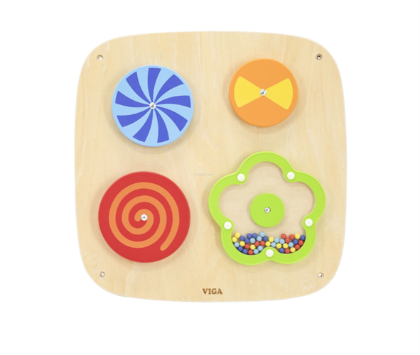 לוח פעילות לקיר עיגולים ופרח