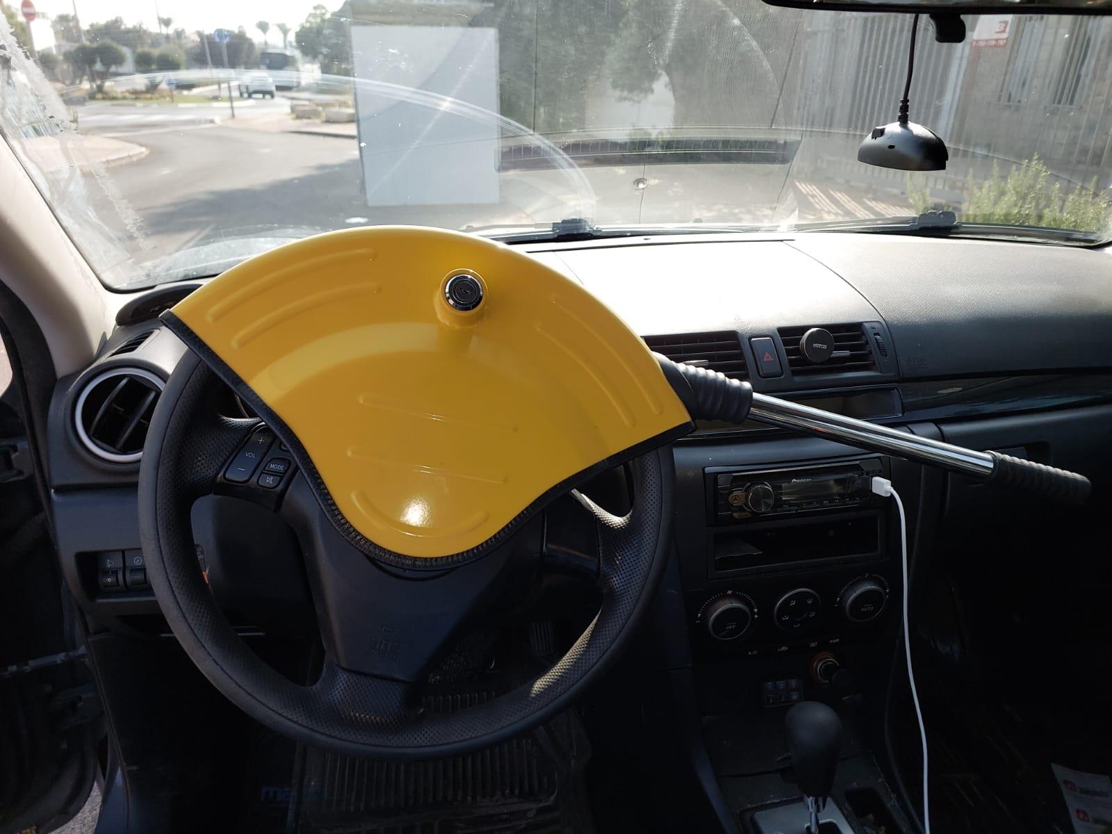 מנעול הגה מלא למניעת גניבה CAMPINGLIFE קמפינג לייף מנעול הגה מלא למניעת גניבה CAMPINGLIFE קמפינג לייף