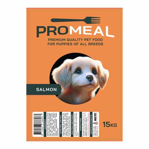 פרומיל מזון לגורי כלבים בטעם סלמון 15 ק"ג PROMEAL