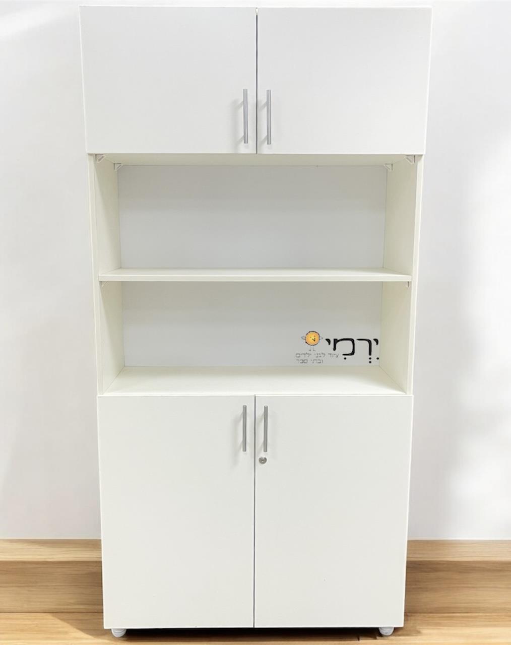 ארון אחסון 4 דלתות + מדפים