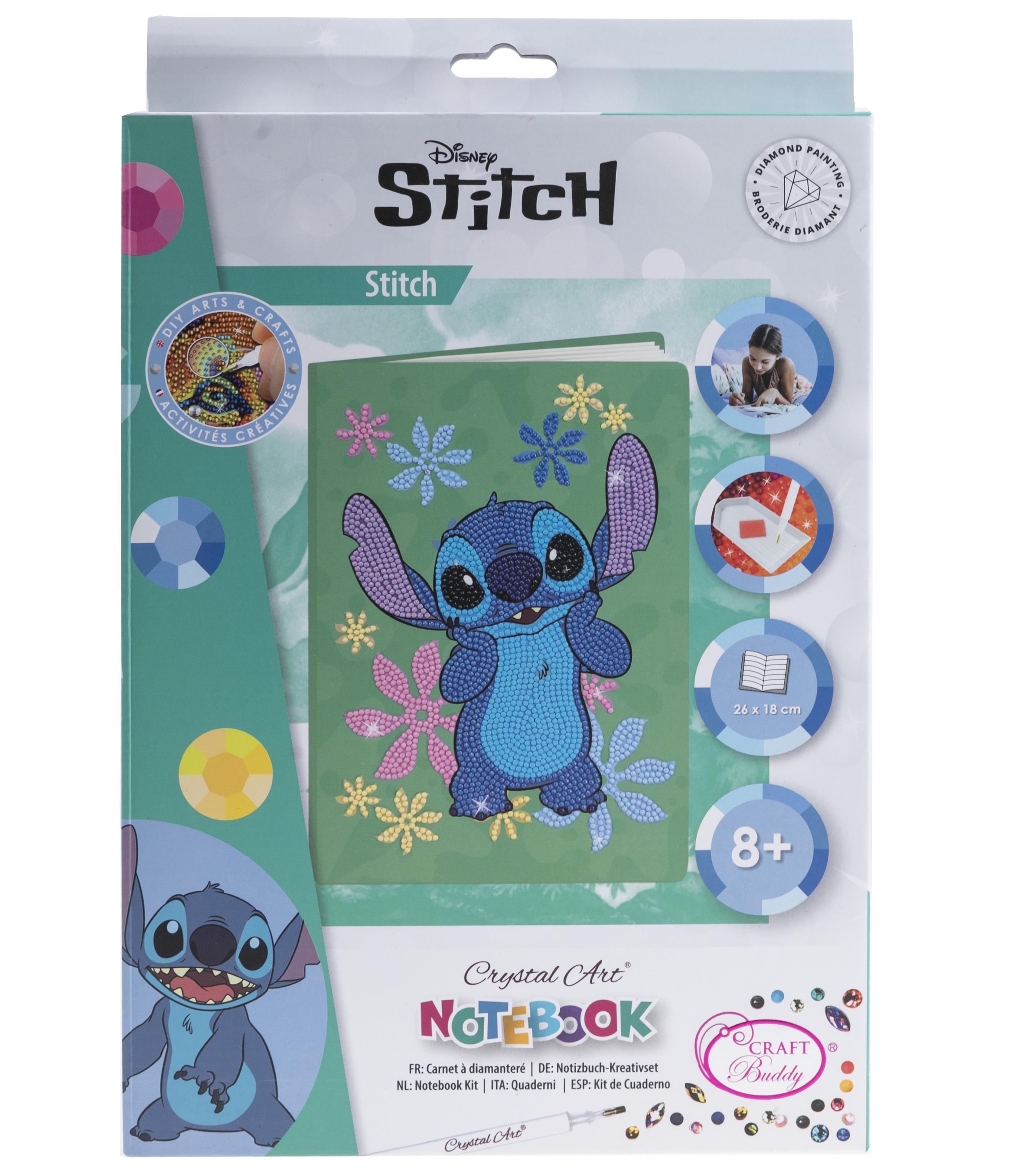 אומנות קריסטל - ערכת מחברת סטיץ' - 26x18 אומנות קריסטל - ערכת מחברת סטיץ' - 26x18