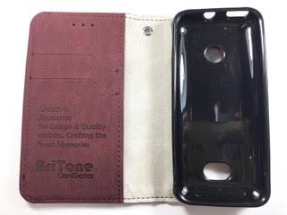 מגן ספר ברייטון BriTone לנוקיה 208 NOKIA בצבע בורדו