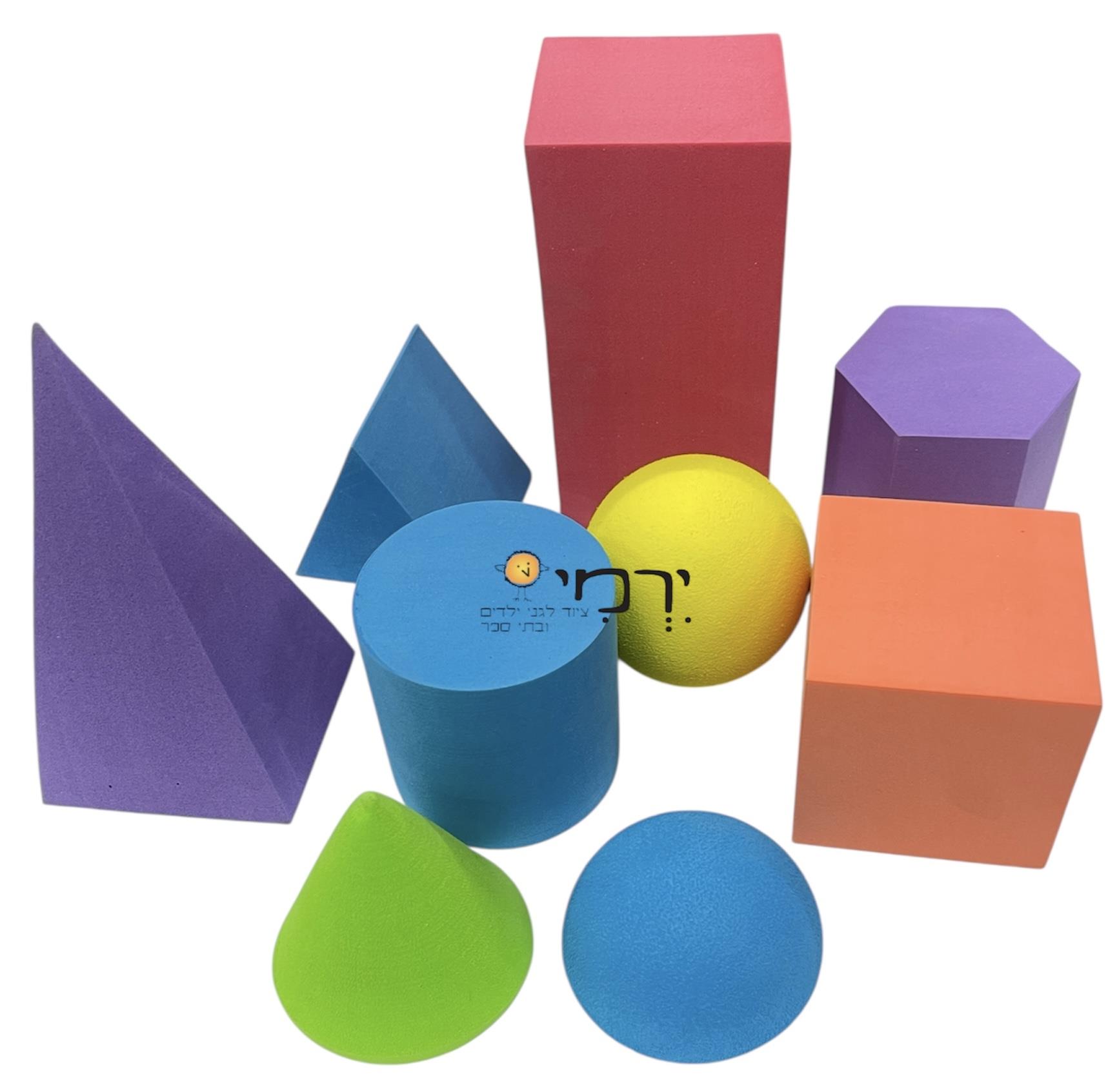 קוביות צורות הנדסיות EVA מארז