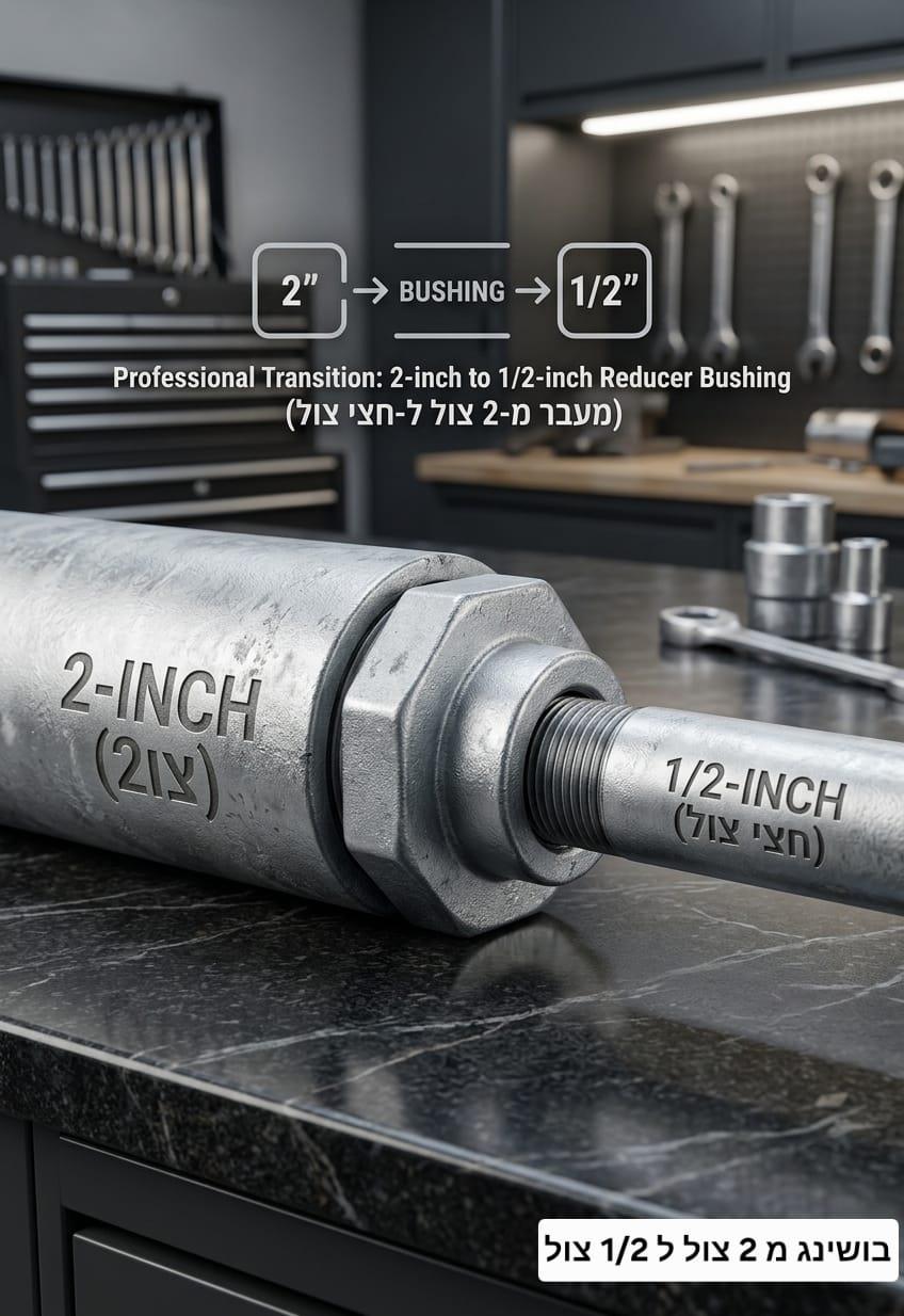 בושינג מתאם מעבר הברגה מ 2 צול למידה 2\1 צול קמפינג לייף