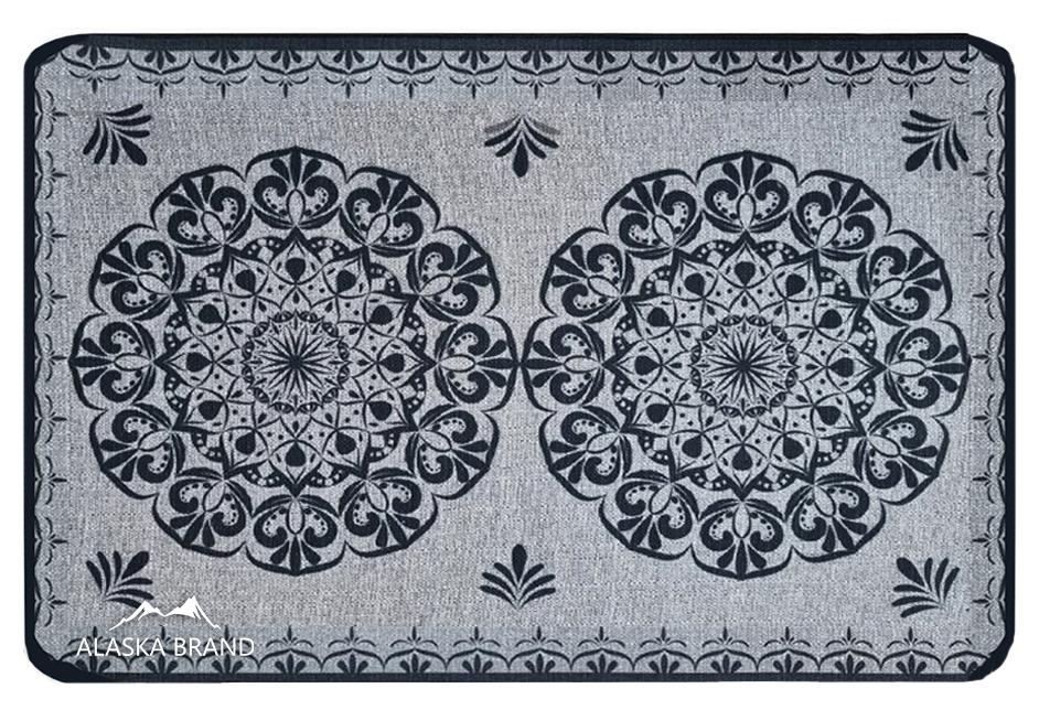 שטיח מטבח איכותי בתוספת גומי בתחתית דגם - 43 (מתנקה בקלות!)