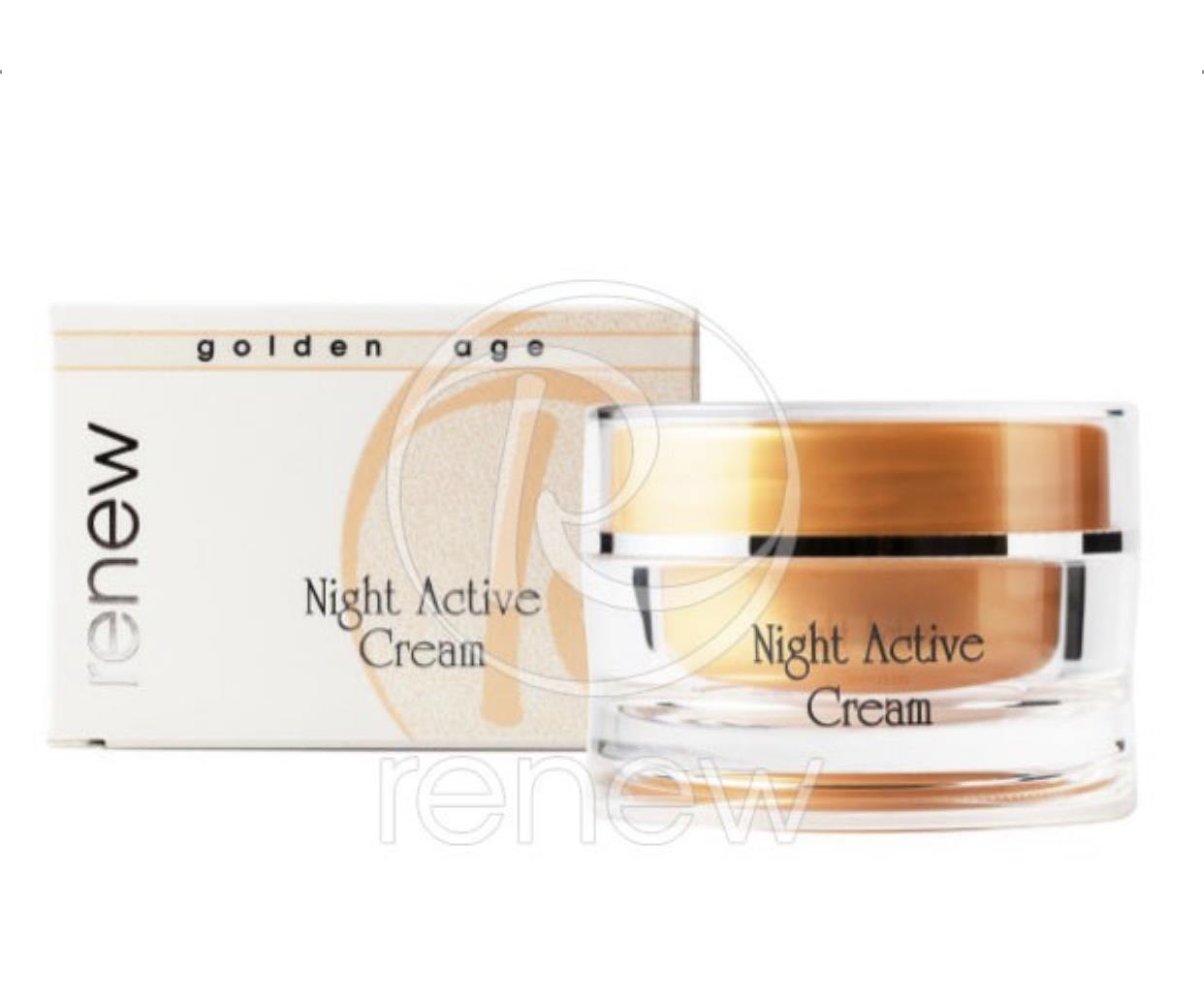 קרם לילה פעיל Golden age - Renew