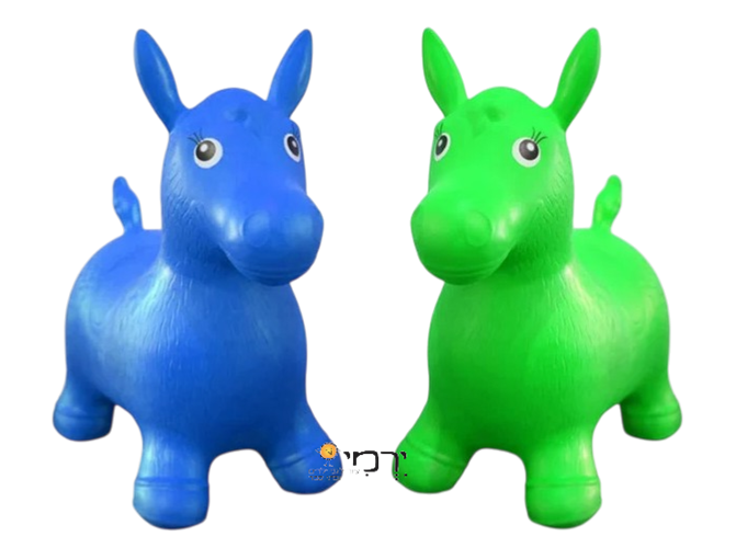 סוס קופץ מגוון צבעים