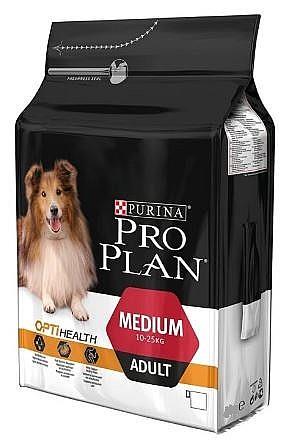 פרו פלאן עוף ואורז לכלב בוגר מגזע בינוני 3Pro Plan MEDIUM Adult OPTI HEALTH  ק"ג