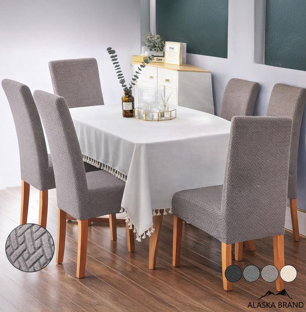 כיסוי לכיסא אלסטי דגם EMI - מבחר צבעים | כביס, קל להלבשה והסרה