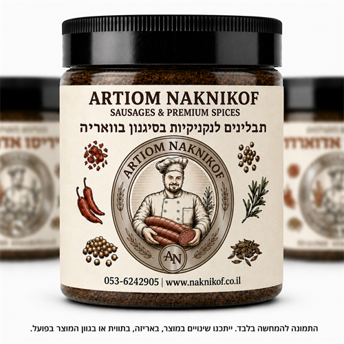 תבלינים לנקניקיות בסיגנון בווריה 200 גר כשר