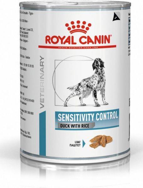 רויאל קנין סנסטיביטי קונטרול ברווז שימורי כלב 420 ג Royal Canin