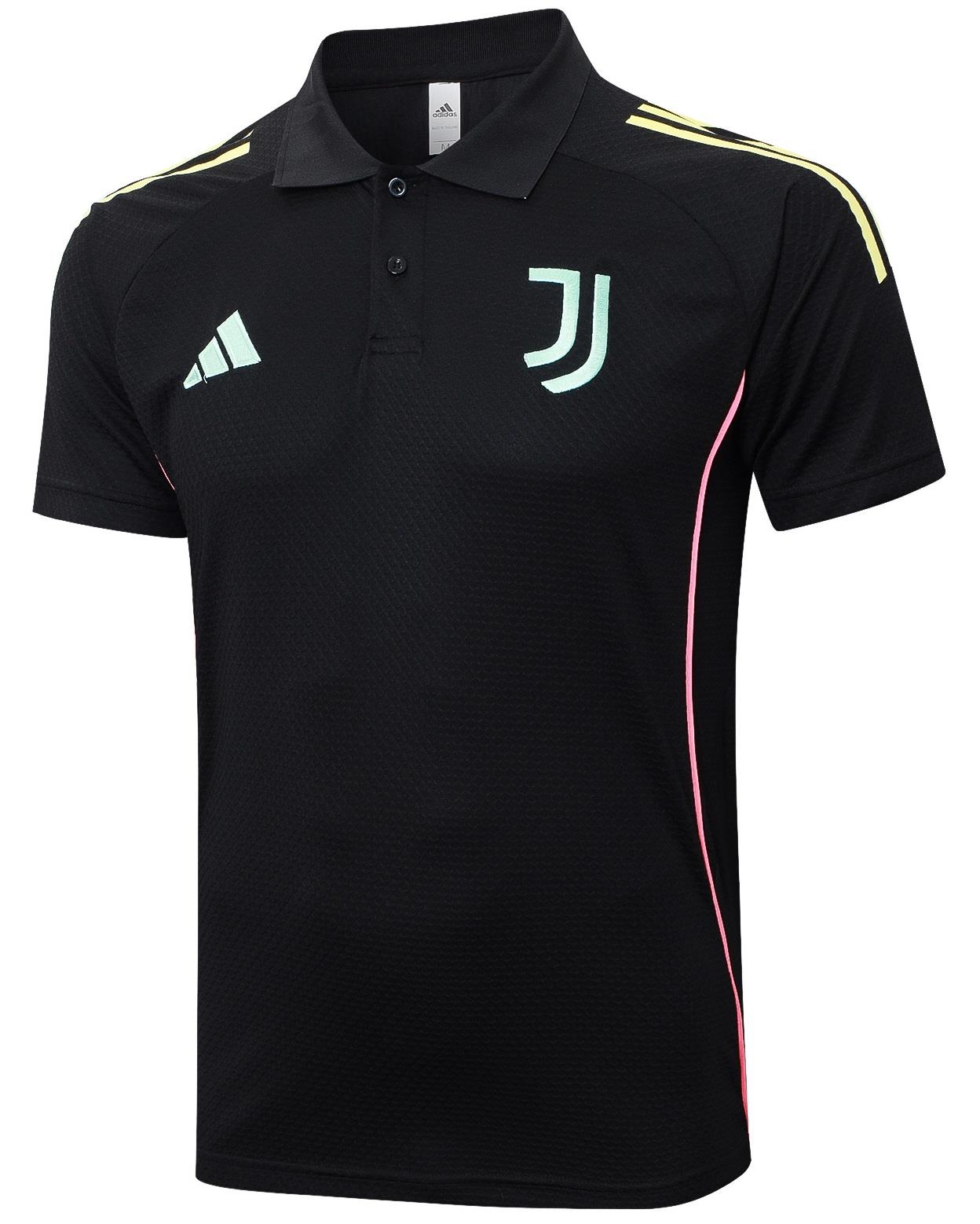 יובנטוס חולצת פולו שחורה