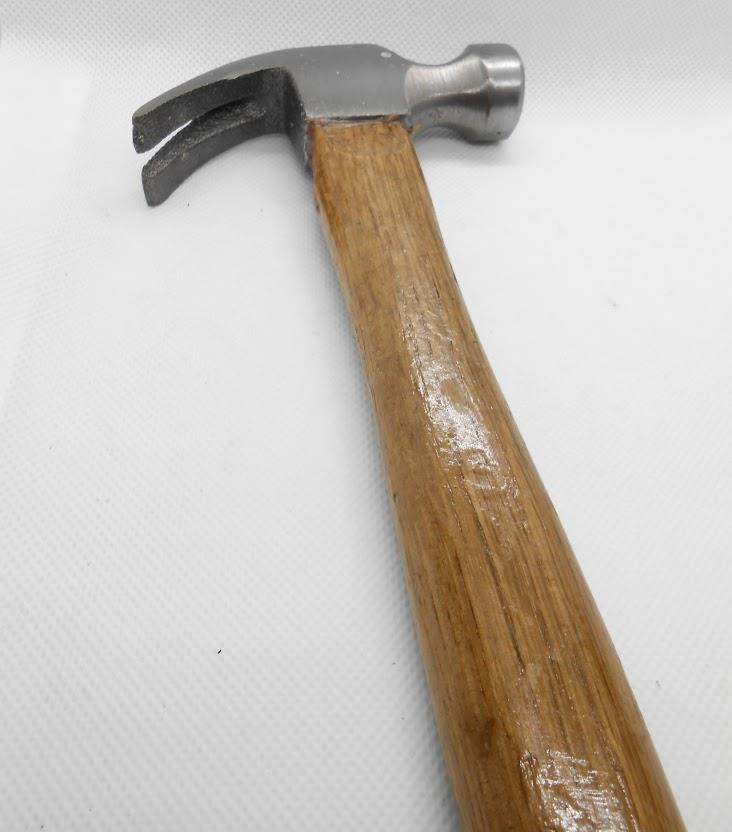 פטיש קמפינג ושטח ידית מעץ 263 גרם פטיש לעבודות עדינות