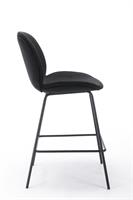 כסא בר מעוצב דגם זנזיבר צבע שחור