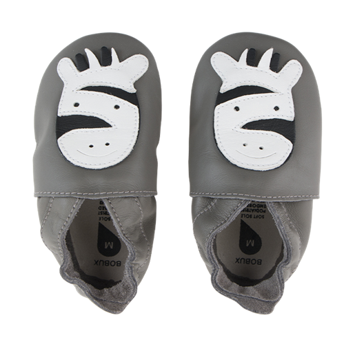 נעלי טרום הליכה bobux-zebra-grey