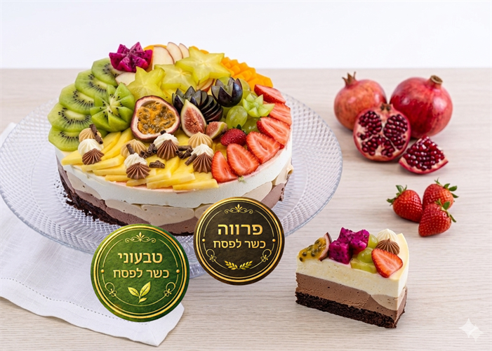 עוגת פרי שף - פרווה-טבעוני