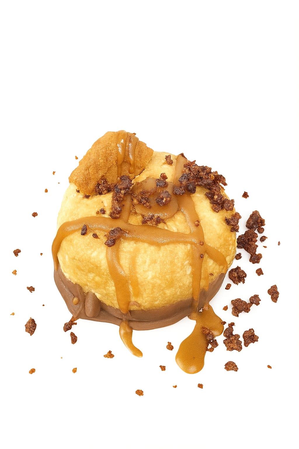 סופגניית קראנץ לוטוס 0% בצק 100% חשק