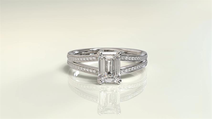 טבעת אירוסין דגם דליה