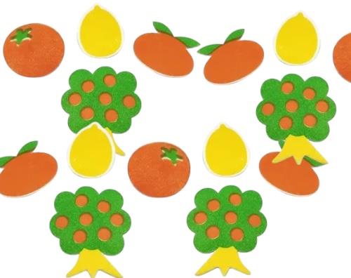 מדבקות סול פרי הדר - 70 יח'