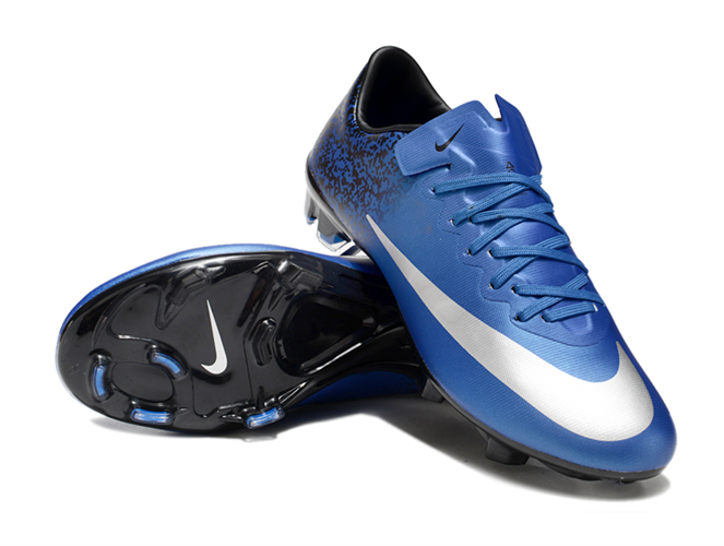 נעלי כדורגל Nike Hypervenom phantom FG כחול לבן