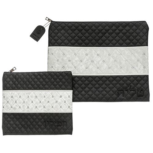 סט כיסויים דמוי עור - משולב אבנים סט כיסויים דמוי עור - משולב אבנים