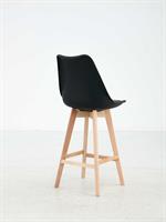 כסא בר מעוצב דגם פריז צבע שחור