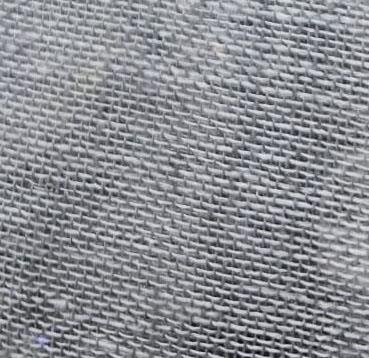 וילון השחלה דמוי פשתן - דגם דליה אפור (גם במידות גדולות)