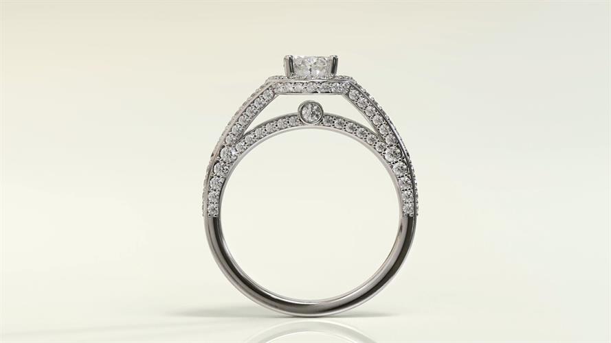 טבעת אירוסין דגם בל