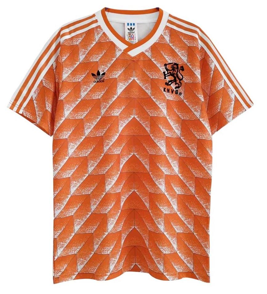 הולנד חולצת בית רטרו 1988