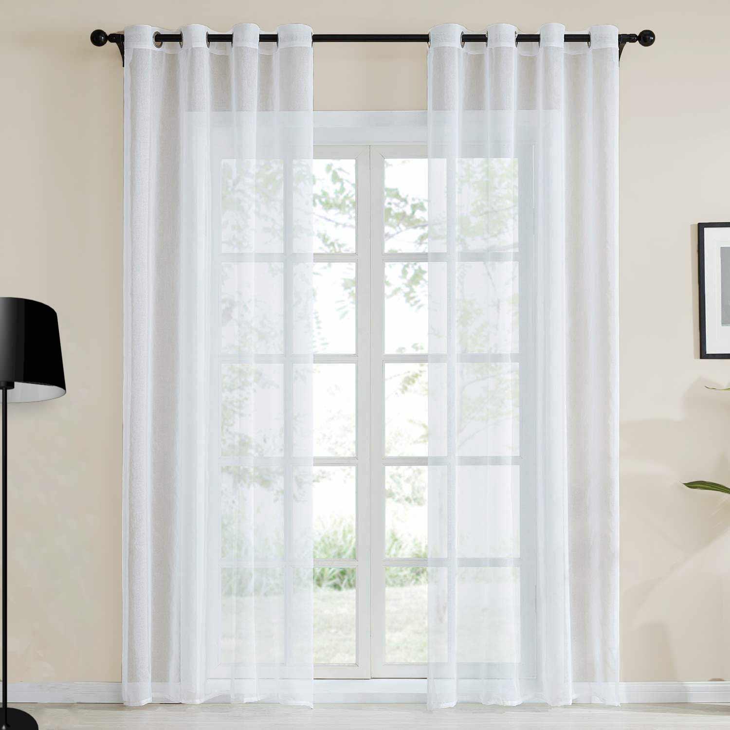 וילון שקוף דגם - וואל, למראה קלאסי ותחושה מינימליסטית