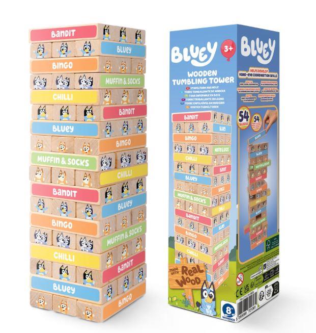 בלואי Bluey משחק ג'נגה ממותג