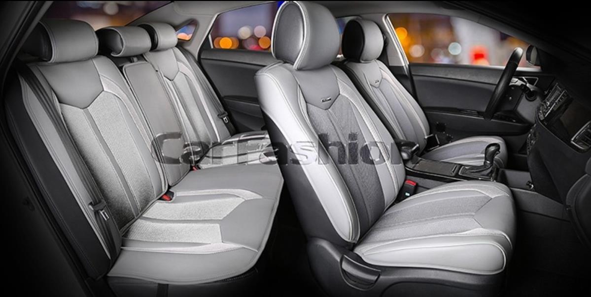 ריפודים נאים לרכב ריפוד כיסוי הגנה נגד לכלוך ושמירה על מושב הרכב צבע אפור עם גוונים 3D URBAN PLUS