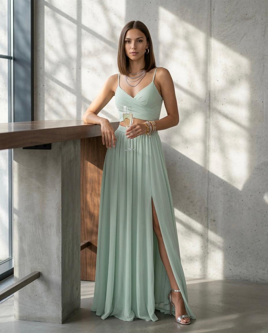 שמלת שיפון דבי