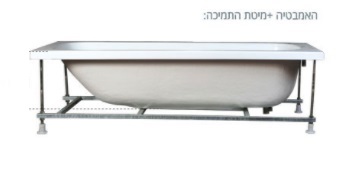 אמבטיה אקרילית קיוביק MTI 170X70