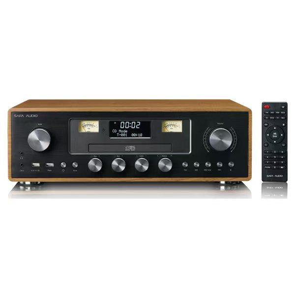 רדיו דיסק סטריאו עם בלוטוס דגם MIC-256 SAFA צבע אגוז כהה רדיו דיסק סטריאו עם בלוטוס דגם MIC-256 SAFA צבע אגוז כהה