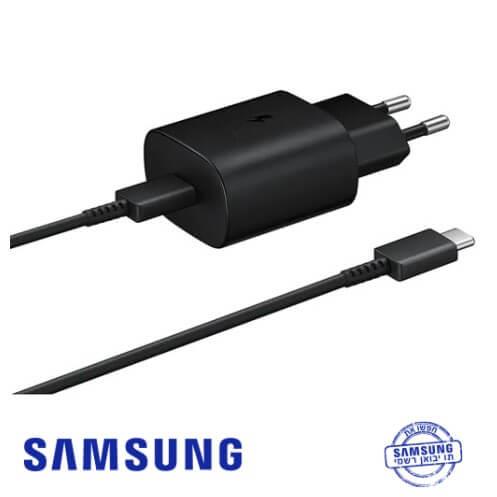 מטען קיר מקורי מהיר samsung עם כבל ארוך במיוחד **1.8 מטר** 25W Type c to Type c