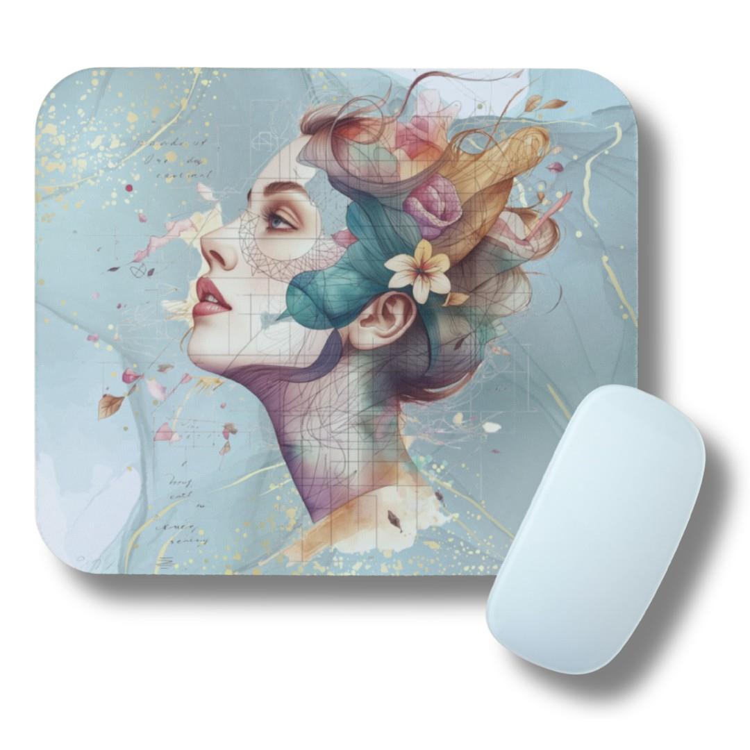 Soft Lines, Strong Soul - Mouse Pad