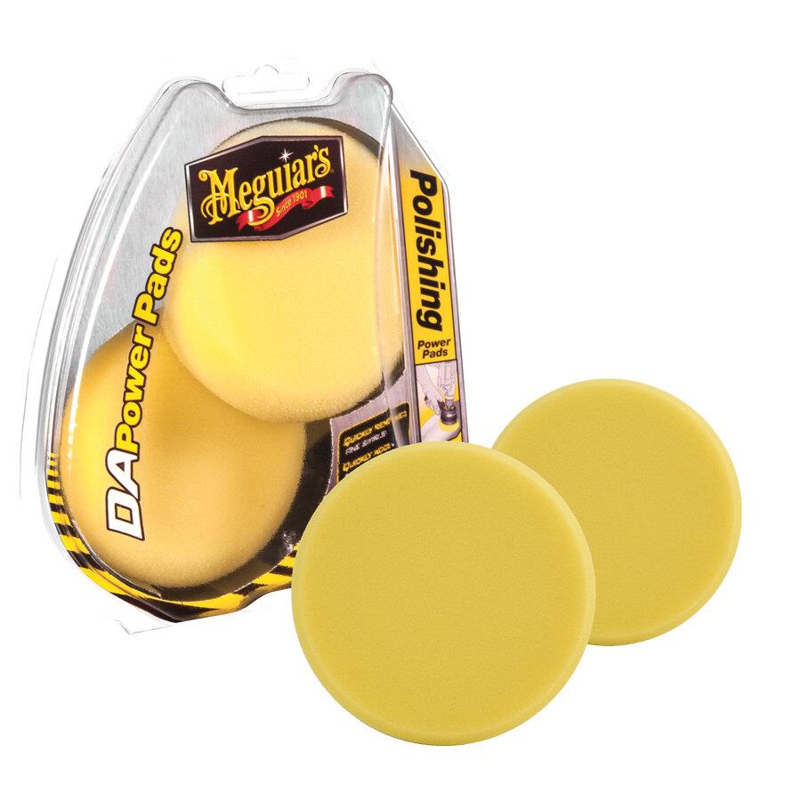 סט פדים צהובים לראש מקדחת DA פוליש - DA POWER POLISHING PADS KIT מבית MEGUIAR'S