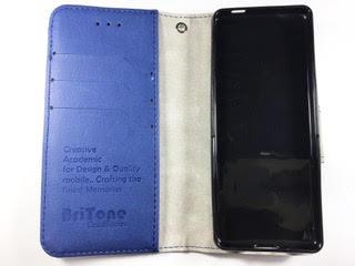 מגן ספר BriTone לשיאומי +XIAOMI QIN 1S בצבע כחול