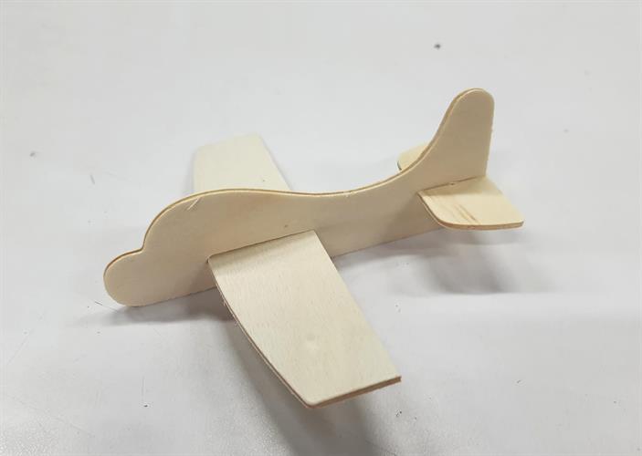 מטוס עץ ליצירה