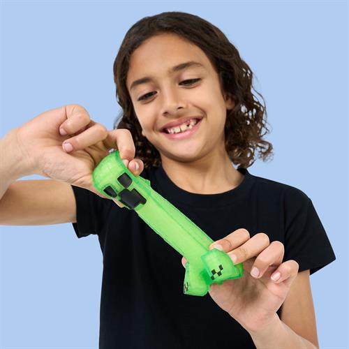 גו ג'יט זו X מיינקראפט - בובה נמתחת - סטרץ' Minecraft  קריפר - Goo Jit Zu