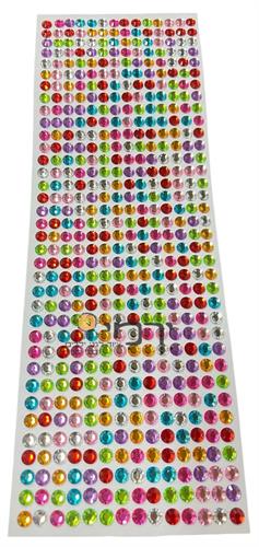 מדבקות יהלום עגולות - מגוון צבעים לבחירה